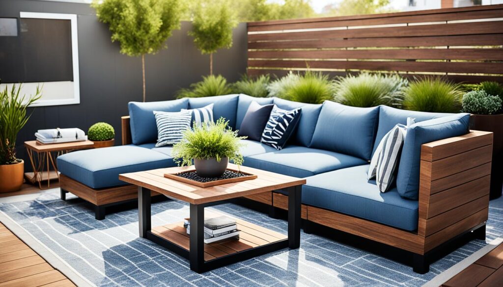 Comfortable outdoor furniture