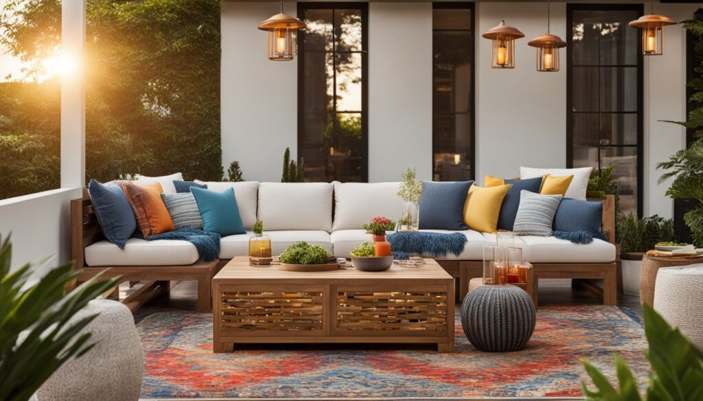 Enhancing the patio with varied outdoor essentials