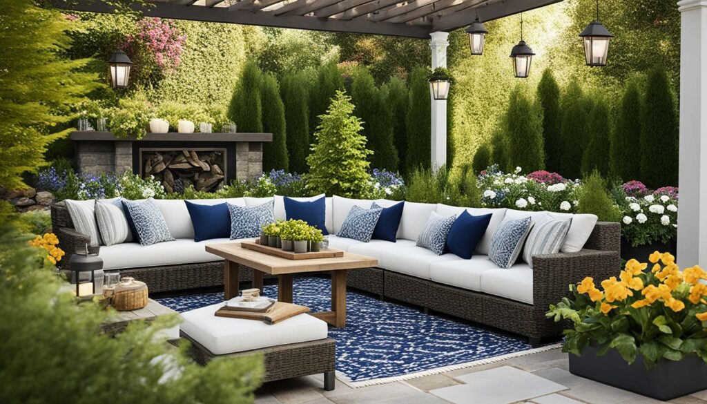 outdoor living decoration